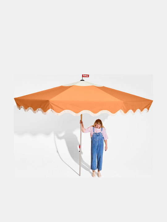 Umbrelă Pătrată Din Aluminiu Portocalie 3.5x3.5m