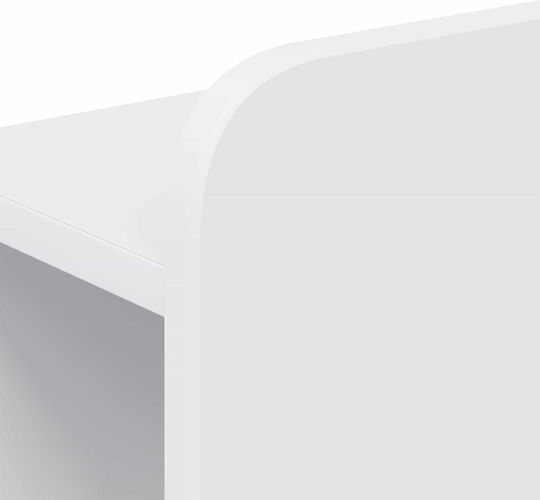 vidaXL Wooden Bed Headboard White