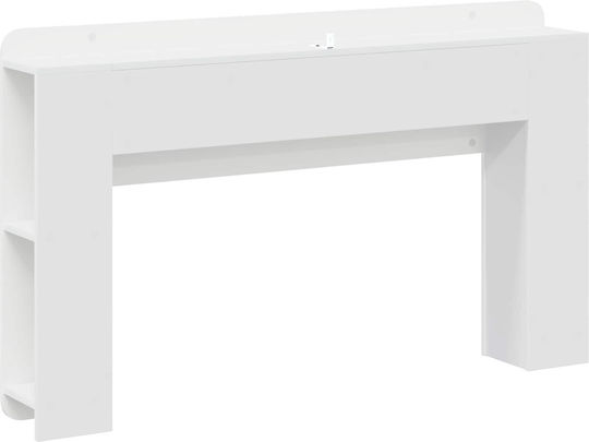 vidaXL Wooden Bed Headboard White