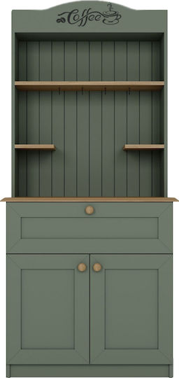 Lucas Boden Küchenschrank Grün 99x42x180cm