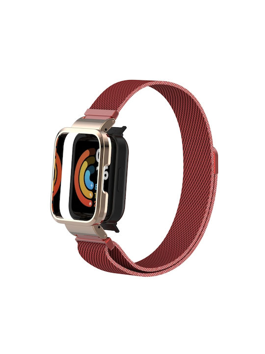Strap Stainless Steel Red (Redmi Watch 2 Lite)