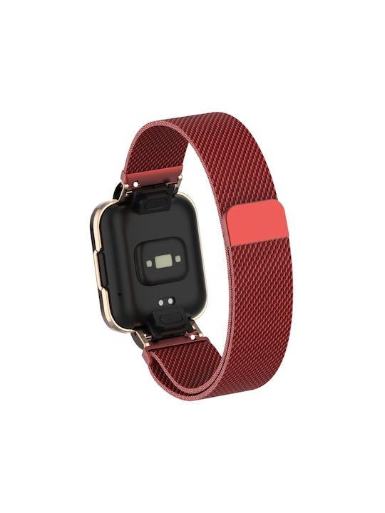 Strap Stainless Steel Red (Redmi Watch 2 Lite)