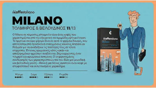 IL Caffe Italiano Κάψουλες Espresso Συμβατές με Μηχανή Nespresso 90caps