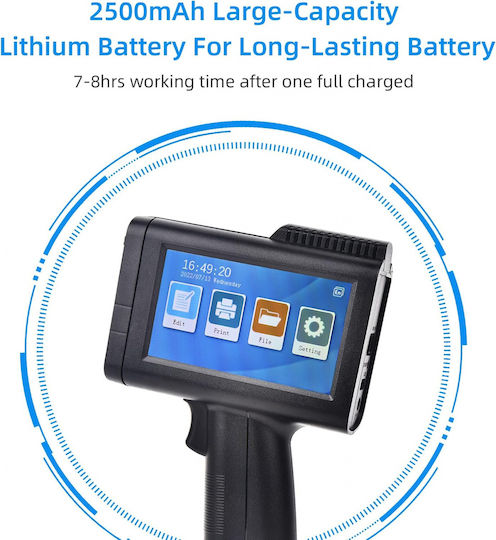 Imprimantă Portabilă de Etichete Inkjet USB 600 dpi
