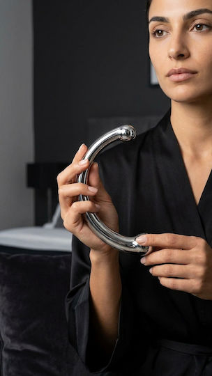 Smd Hotsteel Stainless Steel Curved G-spot & P-spot Dildo