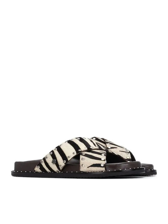 Carmela Leather Women's Sandals Zebra
