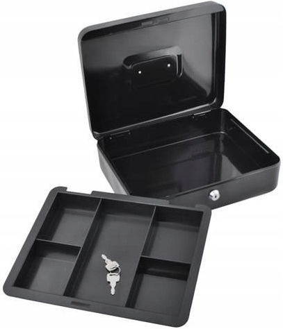 Large Black Money Box 30x24x9cm