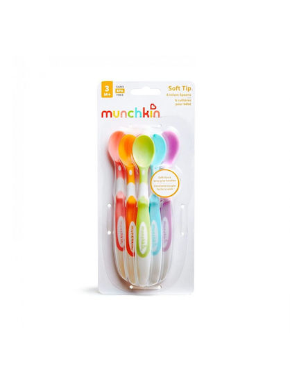 Munchkin Βρεφικό Σετ με Κουτάλια από Σιλικόνη για 4+ μηνών 6τμχ