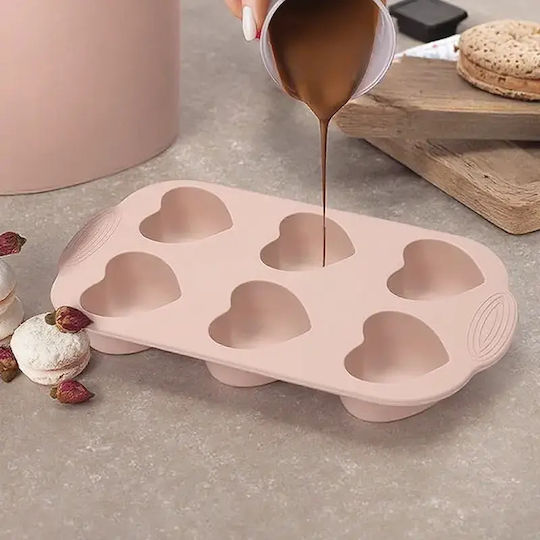 Φόρμα Σιλικόνης 3d Hearts