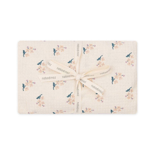 Nobodinoz Baby Changing Pad Cover Made of Beige Fabric 50x70cm