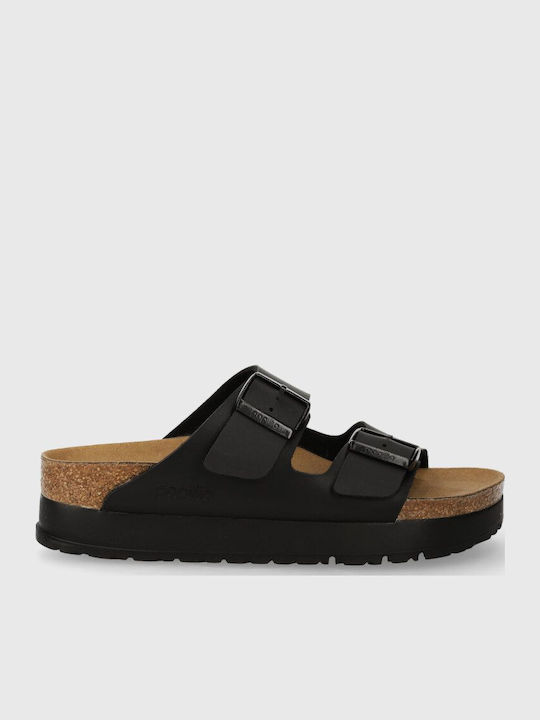 Arizona Γυναικεία Ανατομικά Σανδάλια Μαύρα Narrow Fit