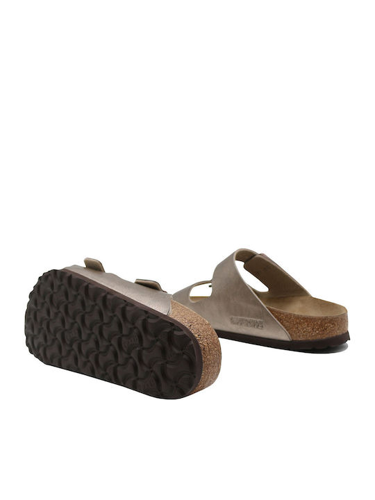 Arizona Women's Flat Sandals in Brown Color Narrow Fit