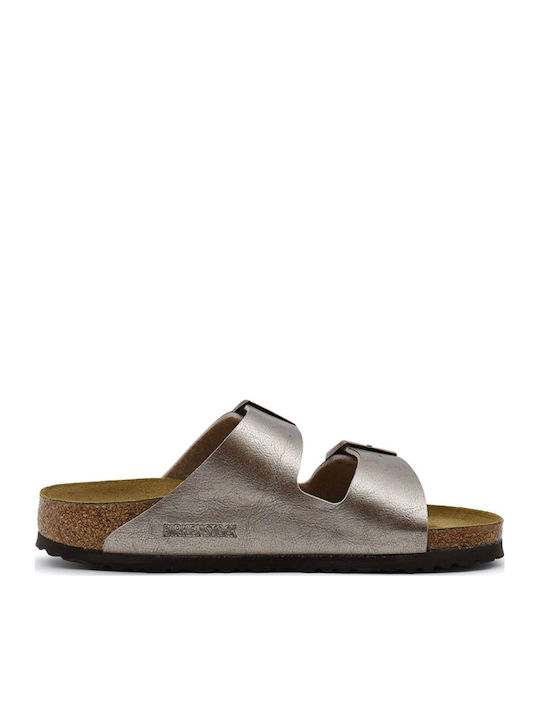 Arizona Women's Flat Sandals in Brown Color Narrow Fit