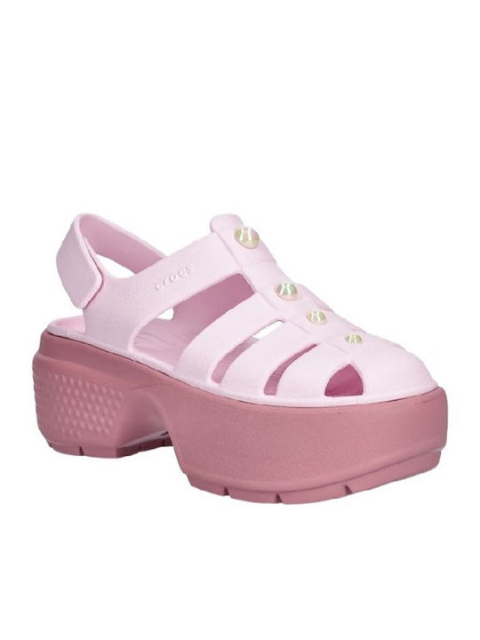 Stomp Fisherman Women's Flat Sandals in Pink Color