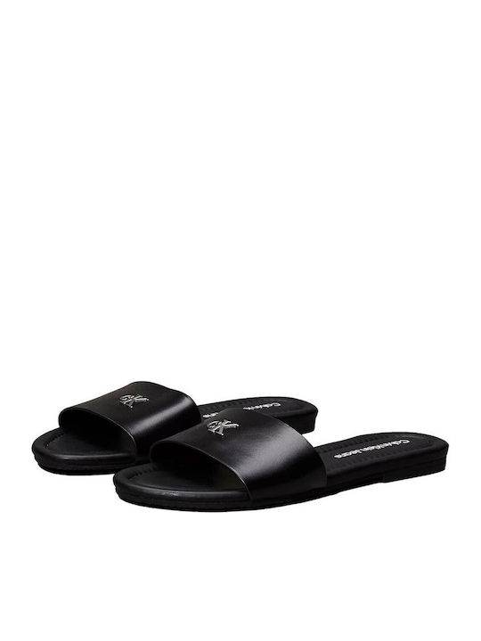 Women's Flat Sandals in Black Color