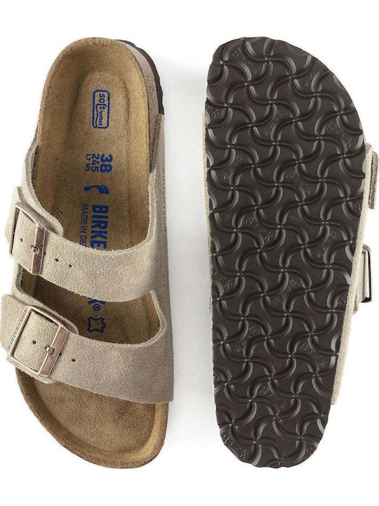 Arizona Women's Flat Sandals Anatomic in Beige Color Narrow Fit