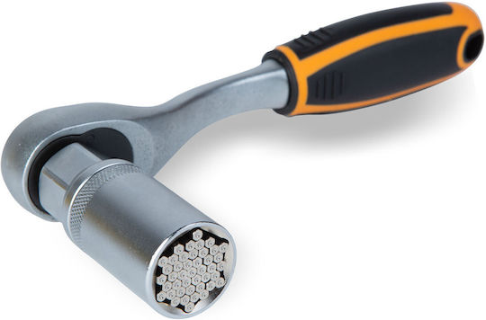 Universal Ratchet Wrench 8-21 Mm Krova Head 43 Inserts 14 Sizes In 1