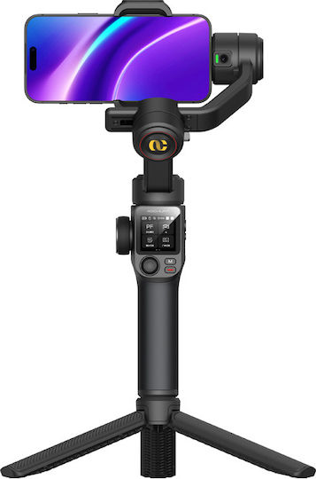 Aochuan S3 Dual Ai Gimbal Κινητού με 10 ώρες λειτουργίας Μαύρο