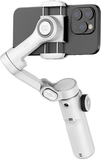 Aochuan X2 Standard Gimbal Κινητού με 2 ώρες λειτουργίας Λευκό