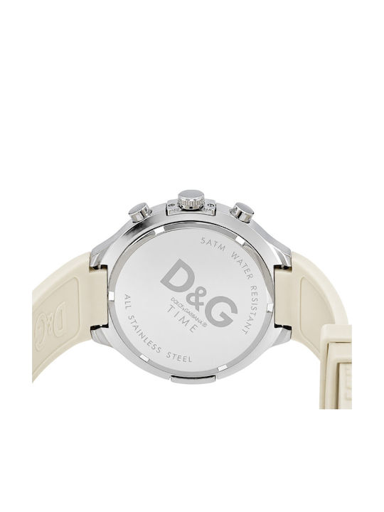 Dolce & Gabbana Uhr Batterie mit Kautschukarmband Dolce & Gabbana Uhr Batterie mit Kautschukarmband
