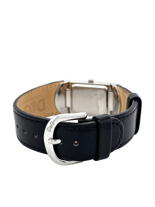 Dolce & Gabbana Women's Watch with Black Leather Strap