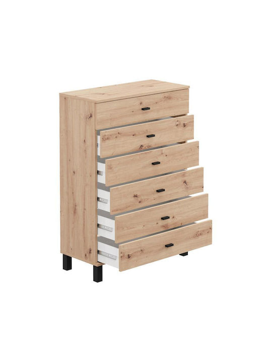 Скриня За Спалня Дървена Almond Artisan Дъб 77x35x78см