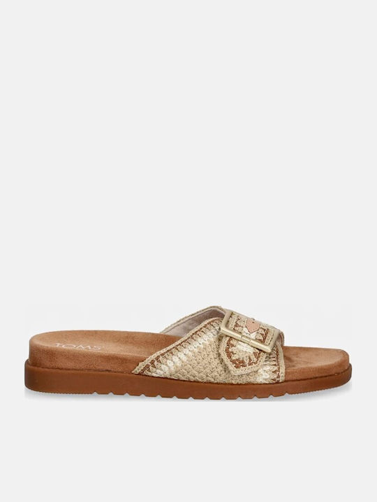 Women's Flat Sandals Beige
