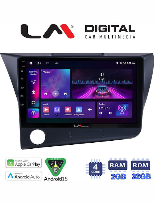 LM Digital Ηχοσύστημα Αυτοκινήτου για Honda CR-Z 2010 > 2018 (Bluetooth/USB/WiFi/GPS/Apple-Carplay/Android-Auto)