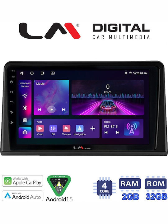 LM Digital Ηχοσύστημα Αυτοκινήτου για Renault Express 2023 > (Bluetooth/USB/WiFi/GPS/Apple-Carplay/Android-Auto)