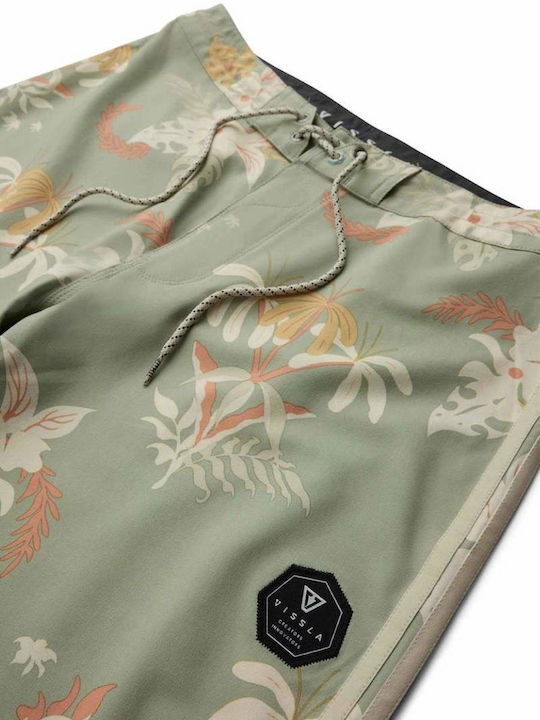 18.5 Men's Swimwear Shorts Green Floral
