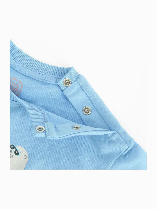Kids Clothing Set with Shorts Summer 2 Pieces Light Blue