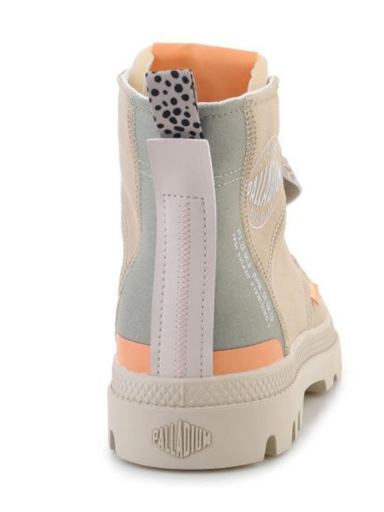 Palladium Pampa Γυναικεία Ορειβατικά Μποτάκια Μπεζ