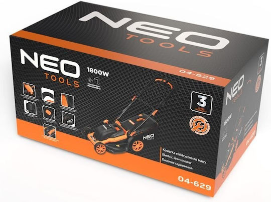 Neo Tools Μηχανή Γκαζόν Ηλεκτρική 1800W