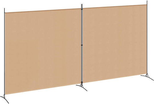 vidaXL Decorative Room Divider Fabric 348x180cm