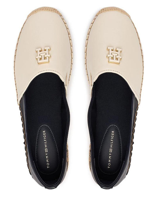 Espadrile de Damă din Piele în Culoare Neagră