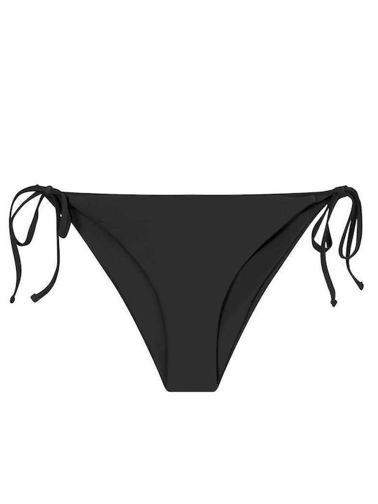 Celestino Women's Bikini Bottom Slip with Black Laces