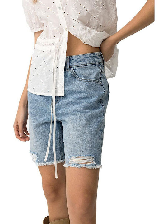 Benny Damen-Jean Shorts Hellblau