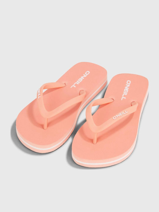 Kids' Flip Flops coral Profile Logo Sandals