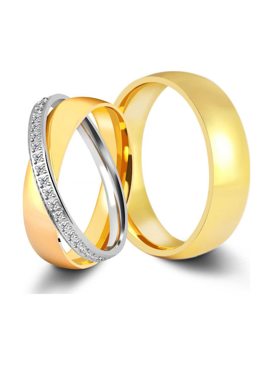 Damen Ring Spinner aus Stahl