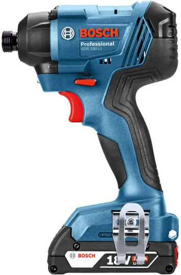 Bosch Комплект GSR 185 + GDR180 Сет Отвертка и Ударна Отвертка Безчеткови 18V с 2 Батерии 2Ah и Калъф