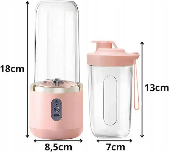 Blender with Plastic Jug 400 ml Pink