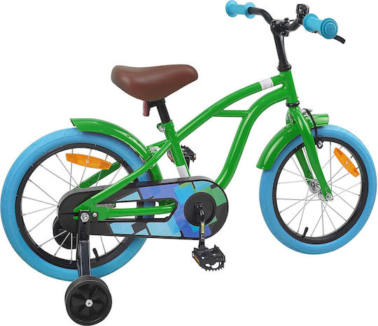 vidaXL 16" Παιδικό Mountain Bike Πράσινο