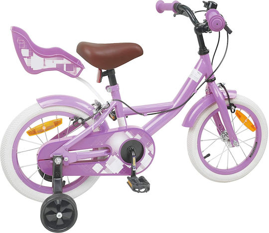 vidaXL 12" Παιδικό Mountain Bike Μωβ