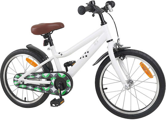 vidaXL 18" Kids' Mountain Bike White