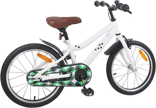 vidaXL 18" Kids' Mountain Bike White