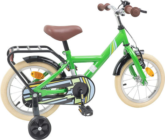 vidaXL 12" Kids' Bicycle Green