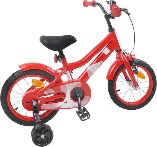 vidaXL 12" Kids' Mountain Bicycle Red