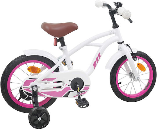 vidaXL 16" Kids' BMX Bicycle White