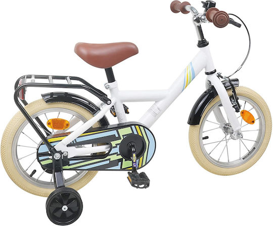 vidaXL Bicicletă De Munte Pentru Copii Albă 12"