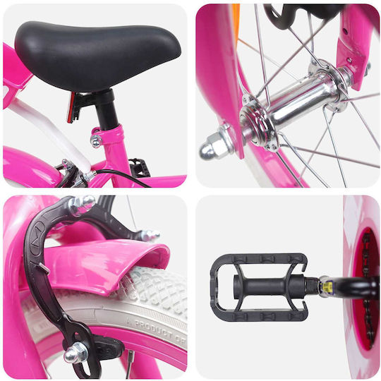vidaXL 12" Παιδικό Mountain Bike Ροζ